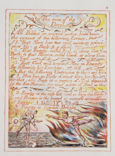 The Voice of the Devil, illustration and text from 